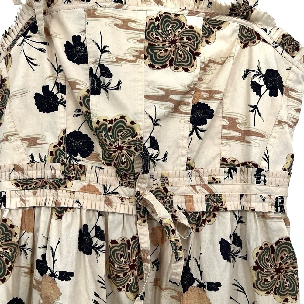 Ulla Johnson Lune Cotton Midi Dress Size 8 LIKE NEW DAISY FLORAL PRINT SPRING - Picture 5 of 9